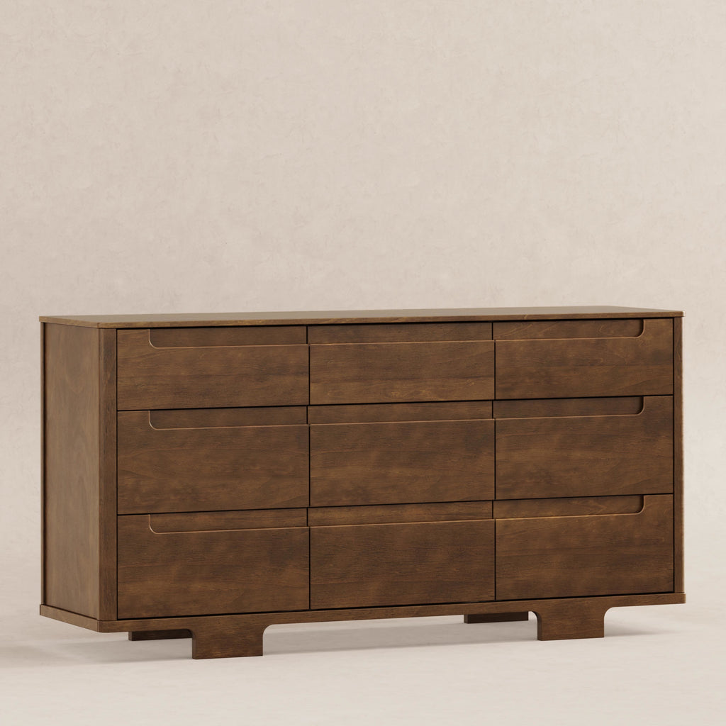 M23428NL,Babyletto,Yuzu 9-Drawer Dresser  Assembled in Natural Walnut