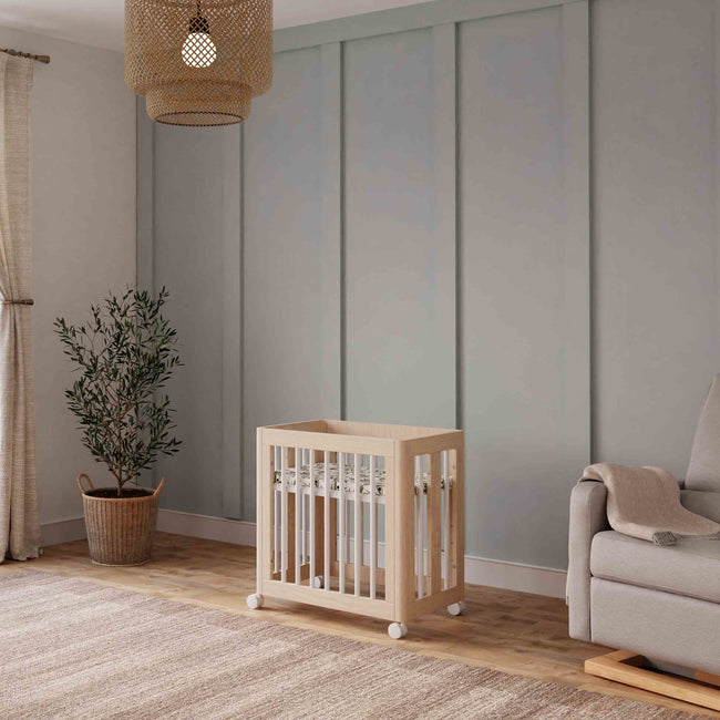 M23401NXW,Yuzu 8-in-1 Convertible Crib w/All-Stages Conversion in Washed Natural/White