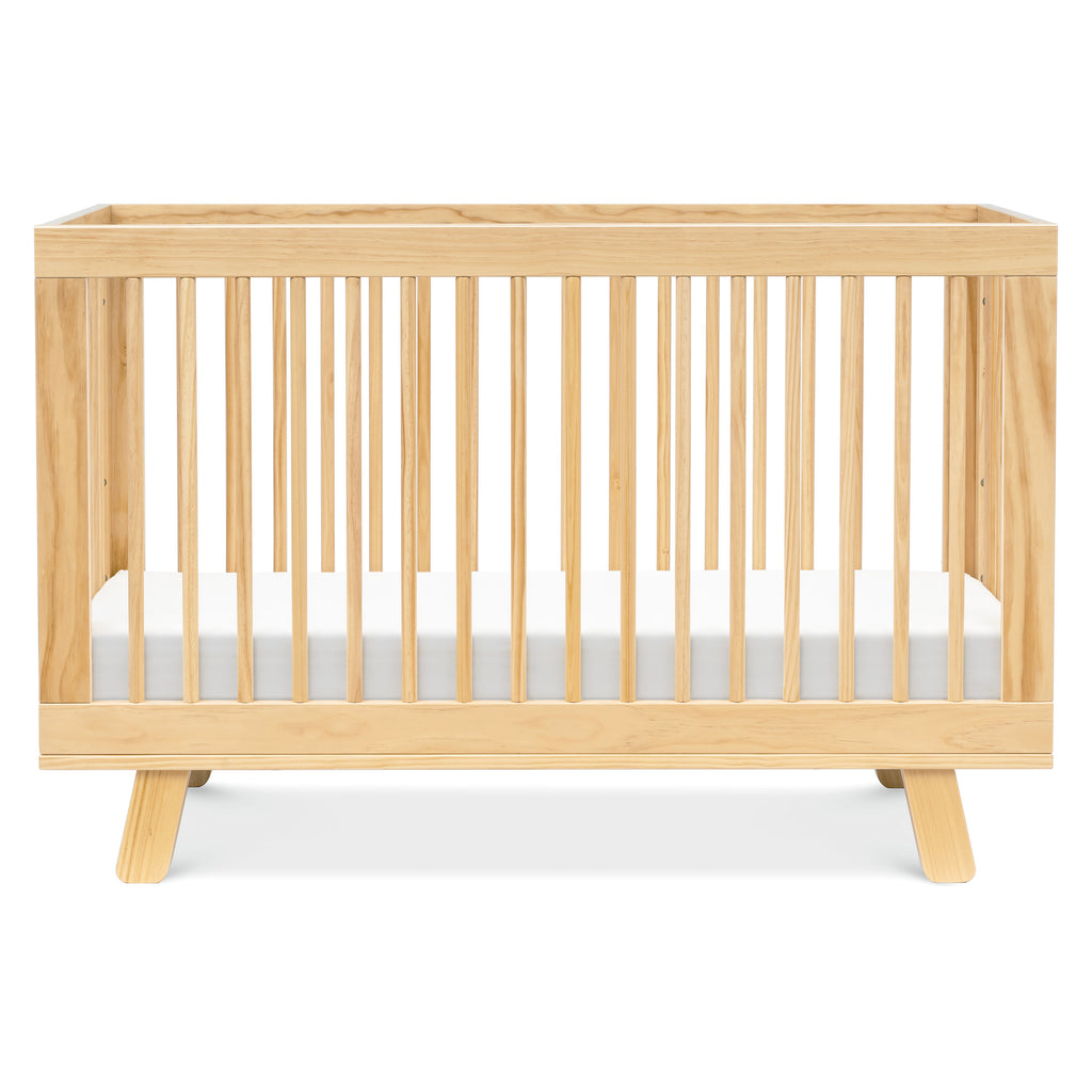 M4201N,Babyletto,Hudson 3-in-1 Convertible Crib w/Toddler Bed Conversion Kit in Natural Finish