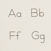 GPOSALP, Alphabet
