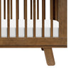 M4201NL,Babyletto,Hudson 3-in-1 Convertible Crib w/Toddler Bed Conversion Kit in Natural Walnut