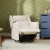 M11283PWB,Babyletto,Kiwi Deluxe Power Glider Recliner w/Heat&Massage in Performance Ivory Boucle