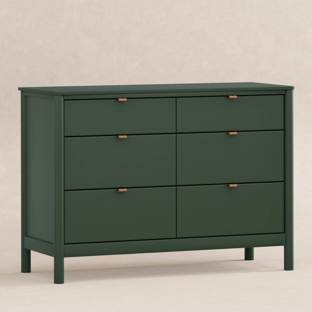 M25616FRGR,Babyletto,Bondi 6-Drawer Assembled Dresser in Forest Green