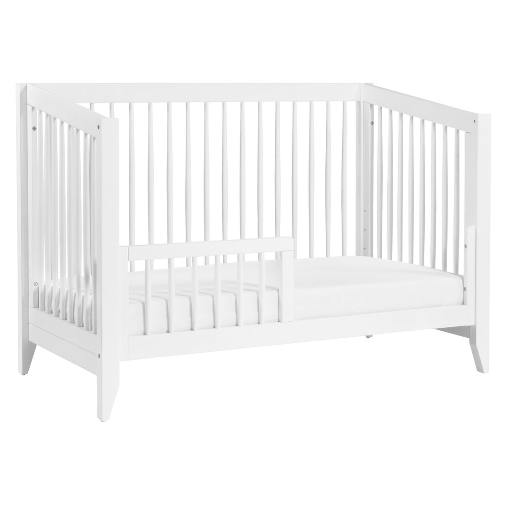 M10301W,Babyletto,Sprout 4-in-1 Convertible Crib w/Toddler Bed Conversion Kit in White Finish