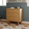 M15913HY,Babyletto,Palma 3-Drawer Assembled Dresser in Honey