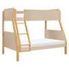 M18495TPEHY,Babyletto Kids,TipToe Twin-Over-Full Bunk Bed in Taupe and Honey