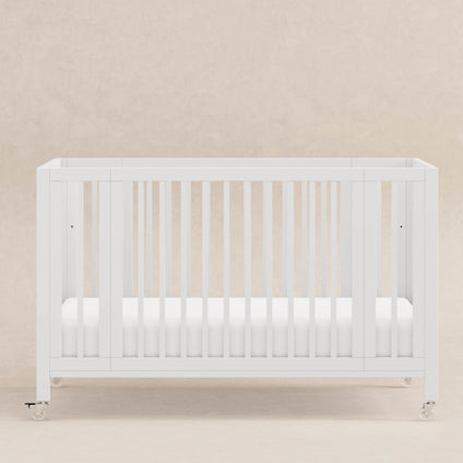 M30880W,Babyletto,Rolli 9-in-1 Convertible All-Stages® Crib w/ Bassinet & Toddler Bed Kits in White