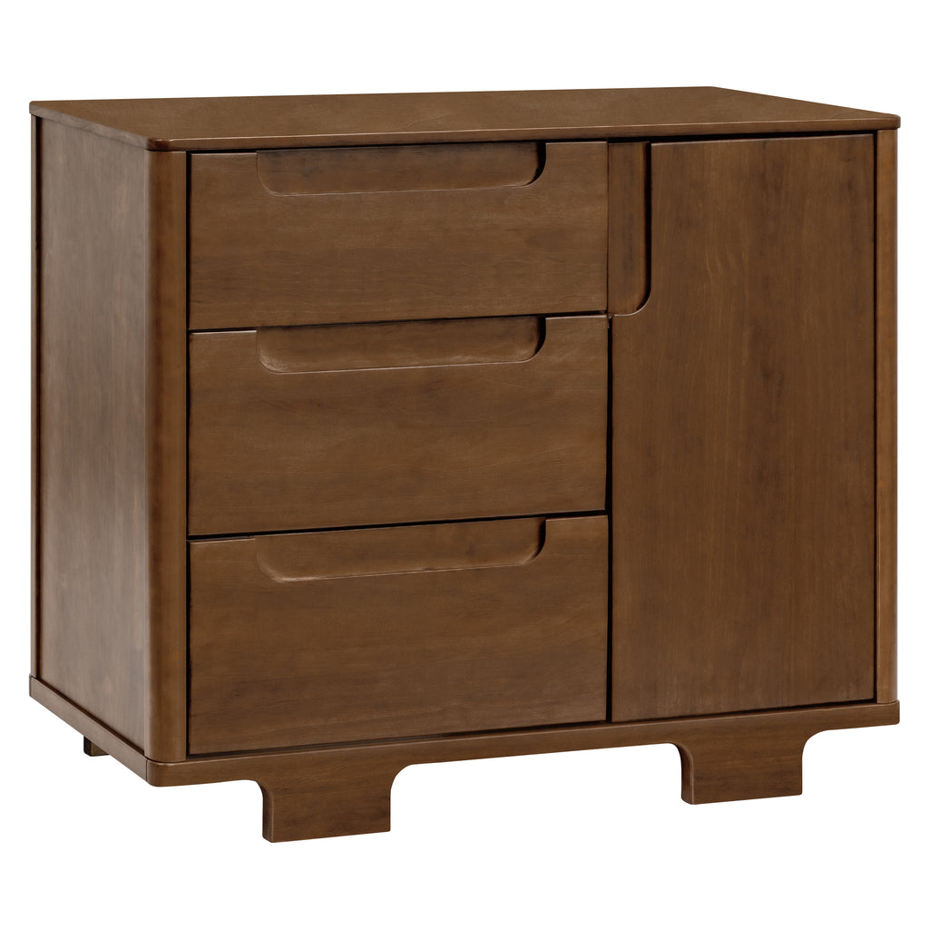 M23423NL,Babyletto,Yuzu 3-Drawer Changer Dresser in Natural Walnut