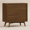M15913NL,Babyletto,Palma 3-Drawer Assembled Dresser in Natural Walnut