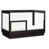 M8601KB,Babyletto,Harlow 3-in-1 Convertible Crib w/Toddler Bed Conversion Kit in Black/Acrylic