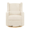 M11288ATLB,Babyletto,Kiwi Glider Recliner w/ Electronic Control and USB in Almond Teddy Loop w/ Light Wood Base