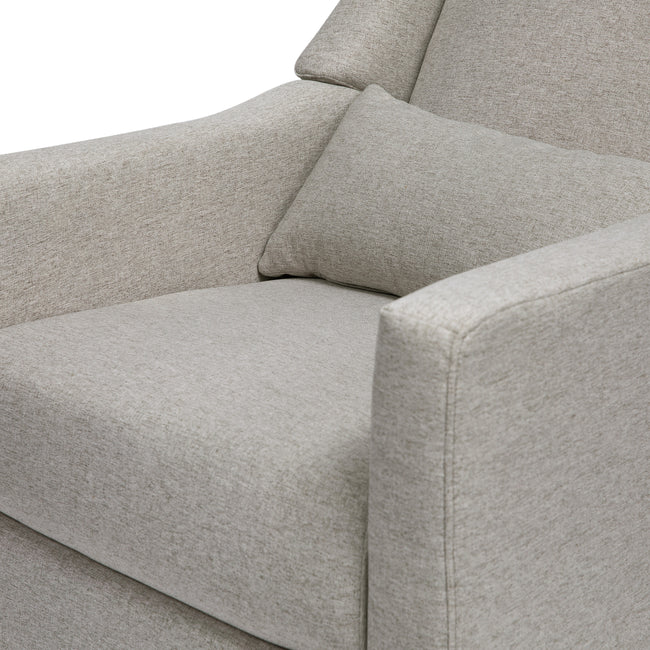 M11288PGEW,Babyletto,Kiwi Glider Recliner w/ Electronic Control and USB in Performance Grey Eco-Weave