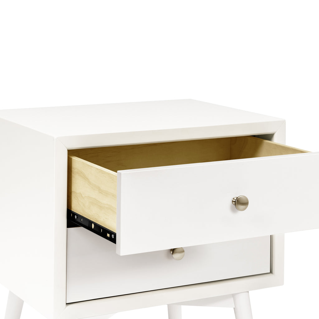 M15960RW,Babyletto,Palma Nightstand with USB Port  Assembled in Warm White