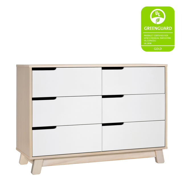 Hudson 6 Drawer Double Dresser Babyletto Cobalt/Honey Hudson 6 Drawer Double Dresser Babyletto Cobalt/Honey