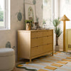 M25616HY,Babyletto,Bondi 6-Drawer Assembled Dresser in Honey