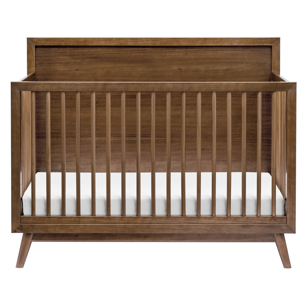 M15901NL,Babyletto,Palma Mid-Century 4-in-1 Convertible Crib w/Toddler Bed Conversion in Natural Walnut