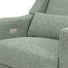 M11288STLB,Babyletto,Kiwi Glider Recliner w/ Electronic Control and USB in Sage Teddy Loop w/ Light Wood Base
