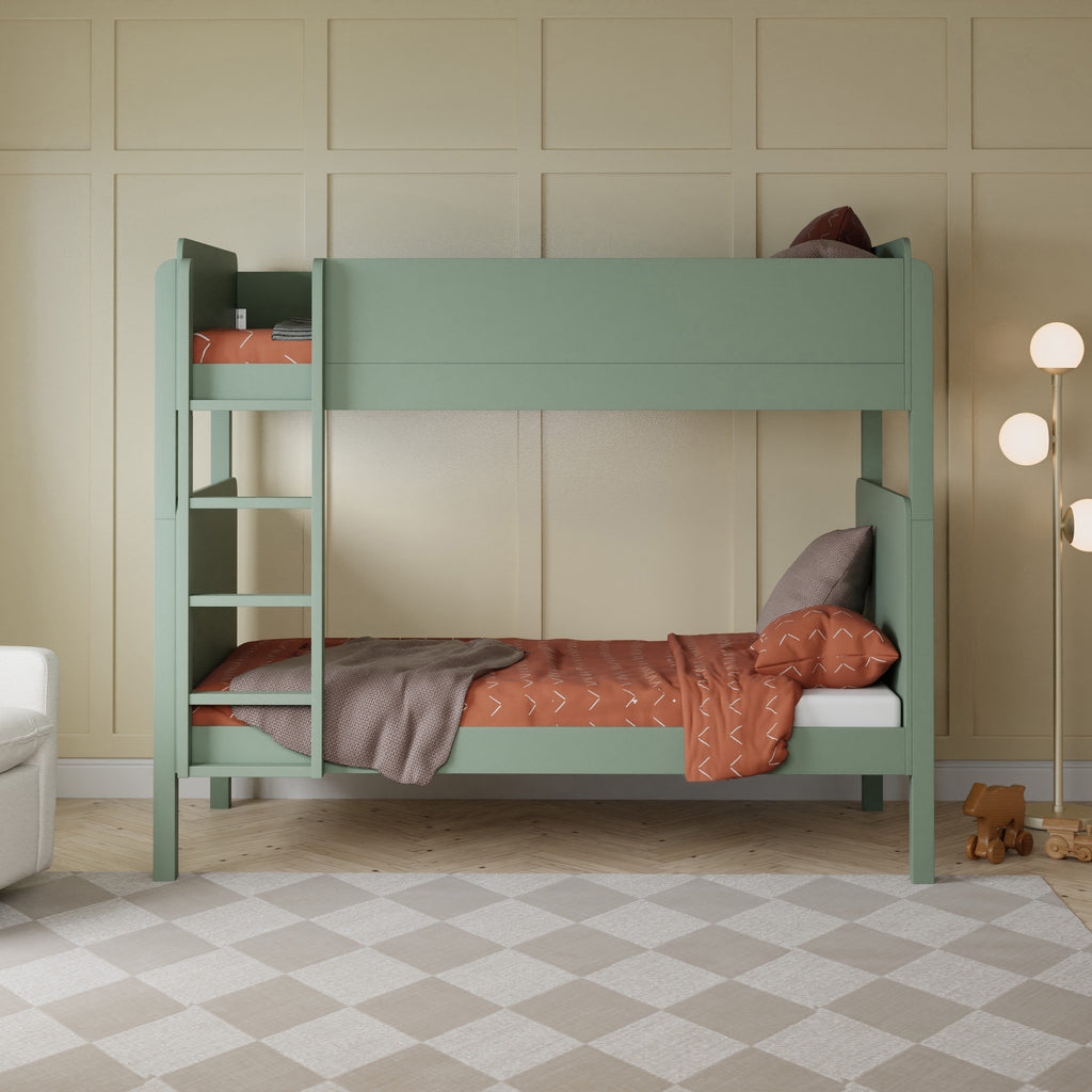 M18494LS,Babyletto,TipToe Bunk Bed in Light Sage