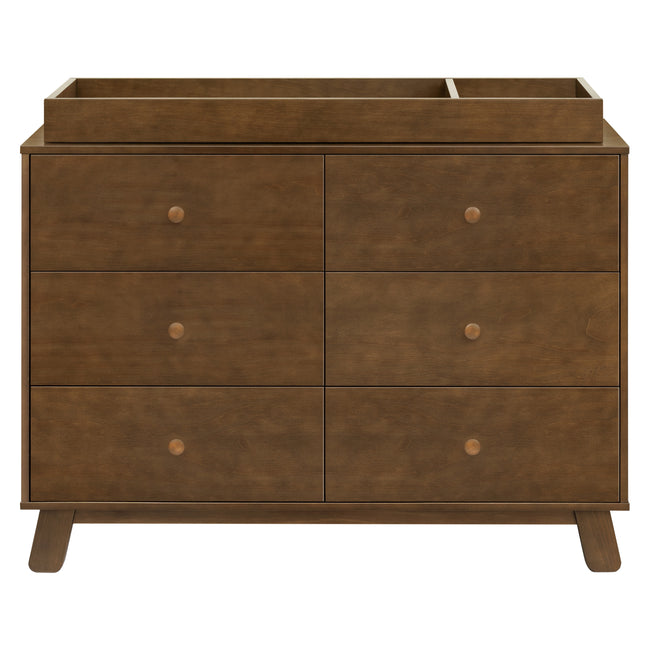 M32526NL,Babyletto,Hudson Modern 6-Drawer Assembled Double Dresser in Natural Walnut