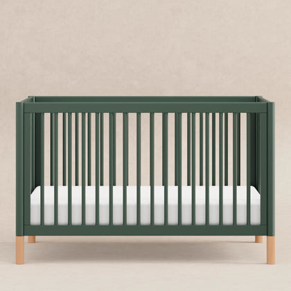 M12901FRGRBE,Gelato 4-in-1 Convertible Crib w/Toddler Bed Kit in Forest Green/Blonde Feet
