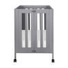 M6698G,Babyletto,Origami Mini Crib in Grey Finish