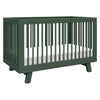 M4201FRGR,Babyletto,Hudson 3-in-1 Convertible Crib w/Toddler Bed Conversion Kit in Forest Green