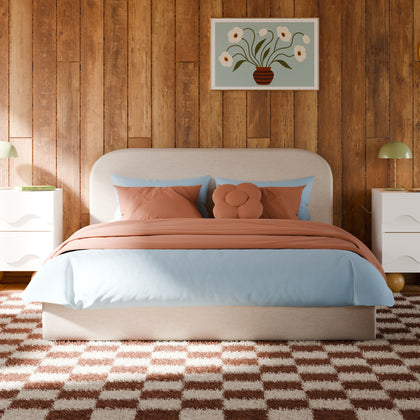 M31296PBEW,Babyletto Kids,Nara Full Bed in Performance Beach Eco-Weave