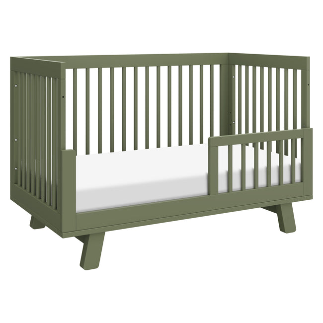 M4201OL,Babyletto,Hudson 3-in-1 Convertible Crib w/Toddler Bed Conversion Kit in Olive