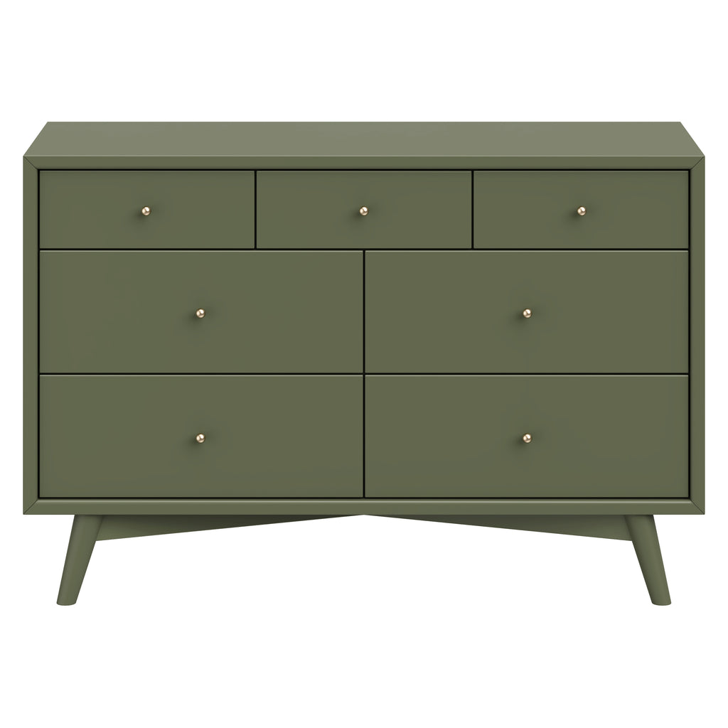 M15916OL,Babyletto,Palma 7-Drawer Double Dresser Assembled in Olive