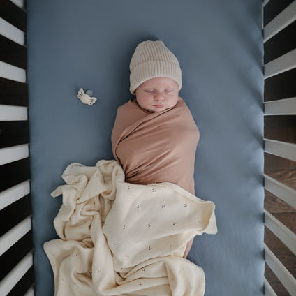 SCS-1004, Mushie Stretchy Crib Sheet