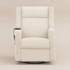 M11283AT,Babyletto,Kiwi Deluxe Power Glider Recliner w/Heat&Massage in Almond Teddy Loop