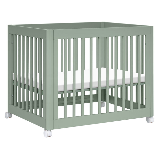 M23401LS,Babyletto,Yuzu 8-in-1 Convertible Crib w/All-Stages Conversion Kits in Light Sage