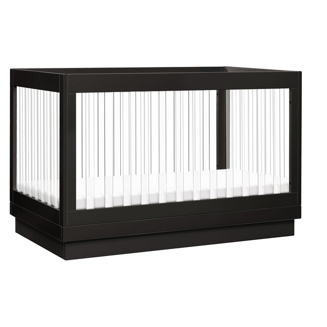 M8601KB,Babyletto,Harlow 3-in-1 Convertible Crib w/Toddler Bed Conversion Kit in Black/Acrylic