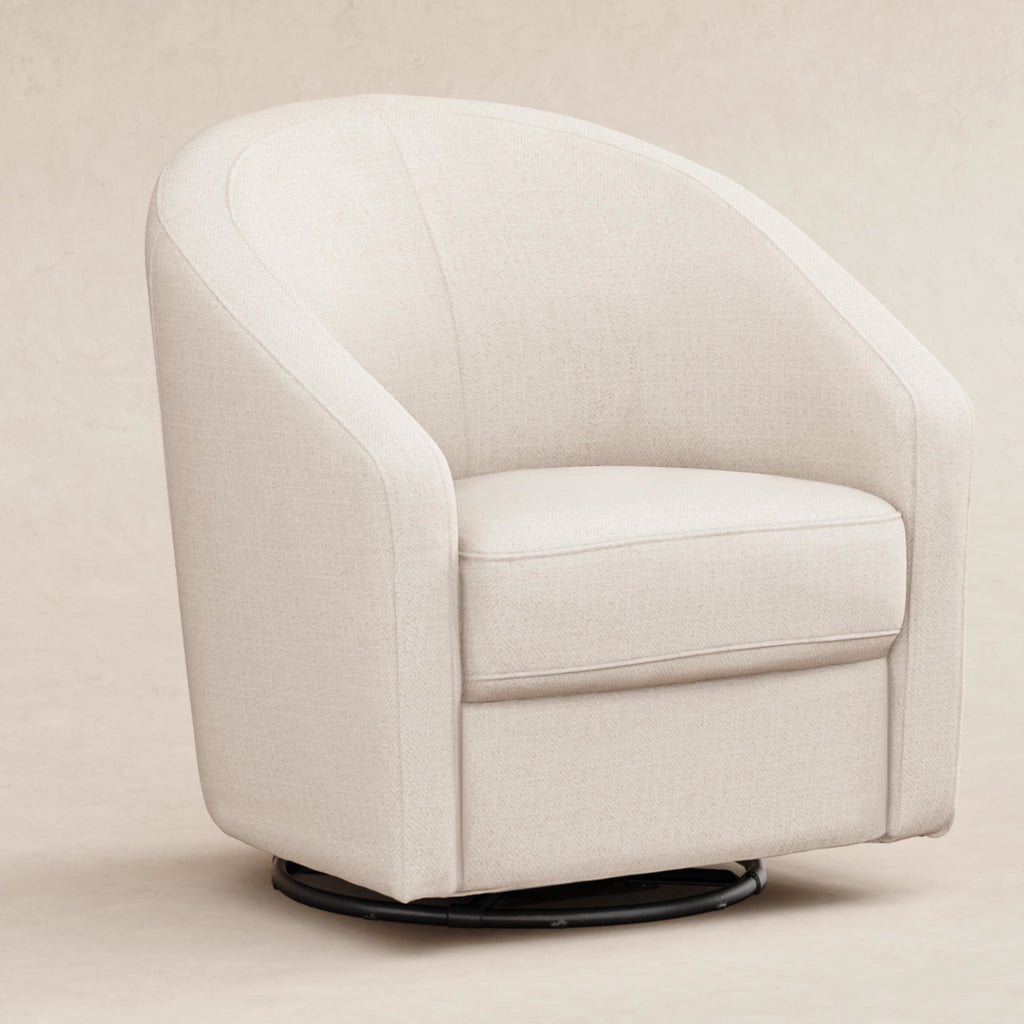 M5887PNET,Babyletto,Madison Swivel Glider in Performance Natural Eco-Twill