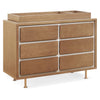 NW15026AY,Nursery Works,Novella 6-Drawer Dresser in Stained Ash/Ivory Finish