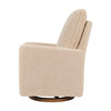 M20987CSGDB,Babyletto,Cali Pillowback Swivel Glider in Chai Shearling w/ Dark Wood Base