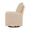 M20987CSGDB,Babyletto,Cali Pillowback Swivel Glider in Chai Shearling w/ Dark Wood Base