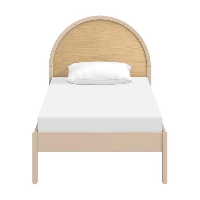 M30269TPESH,Babyletto Kids,Moab Twin Bed in Taupe/Ash