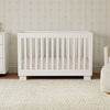 M6701W,Babyletto,Modo 3-in-1 Convertible Crib w/Toddler Bed Conversion Kit in White Finish