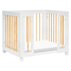 M23401WN,Babyletto,Yuzu 8-in-1 Convertible Crib w/All-Stages Conversion Kits in White/Natural