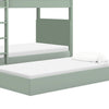 M19173LS,The MDB Family,TipToe Twin Storage Trundle Bed in Light Sage