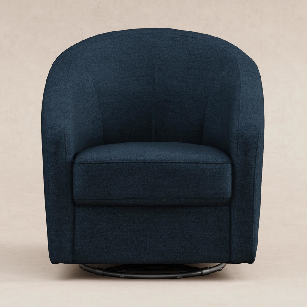 M5887PVET,Babyletto,Madison Swivel Glider in Performance Navy Eco-Twill