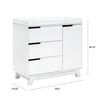 M4223W,Babyletto,Hudson 3-Drawer Changer Dresser w/Removable Changing Tray in White