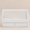 M21601W,Babyletto,Bento 3-in-1 Convertible Storage Crib w/Toddler Bed Conversion Kit in White