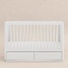 M21601W,Babyletto,Bento 3-in-1 Convertible Storage Crib w/Toddler Bed Conversion Kit in White