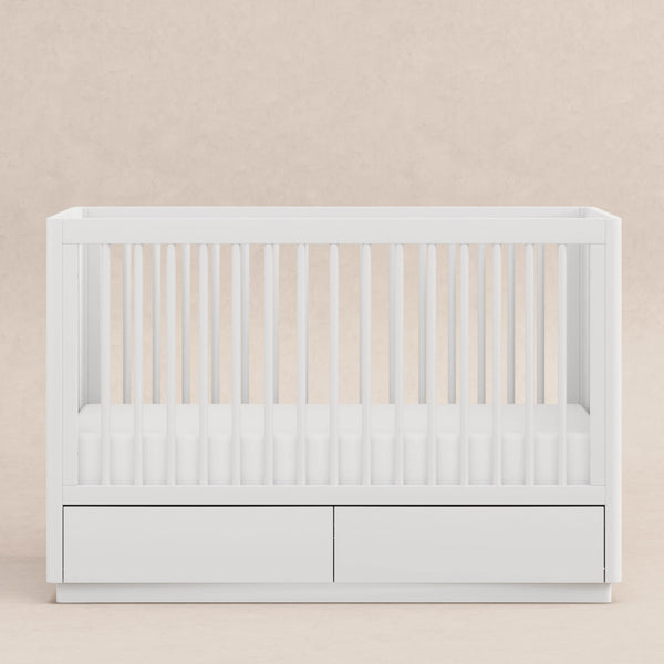 M21601W,Babyletto,Bento 3-in-1 Convertible Storage Crib w/Toddler Bed Conversion Kit in White