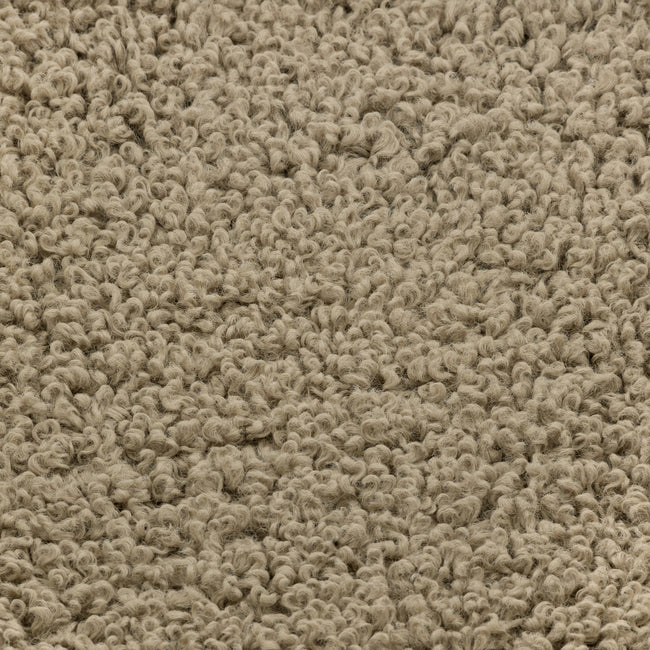 M26385LTDB,Babyletto,Kiwi Gliding Ottoman in Latte Teddy Loop w/ Dark Wood Base