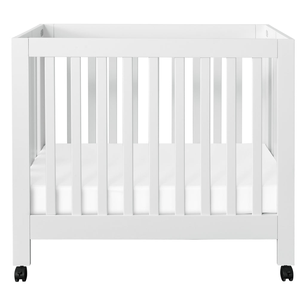 M6698W,Origami Mini Crib in White Finish