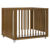 M15980NL,Babyletto,Palma 8-in-1 Convertible All-Stages® Crib w/ Bassinet & Toddler Bed Kits in Natural Walnut