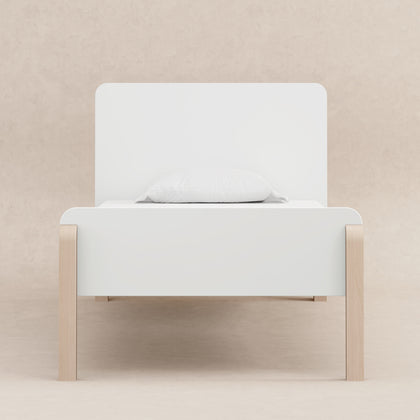 M18469WNX,Babyletto Kids,TipToe Twin Bed in White and Washed Natural